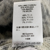 SUPREME シュプリーム 19SS Printed Floral Angora Sweater フローラル プリント  クルーネック セーター グレー Size L 福生店