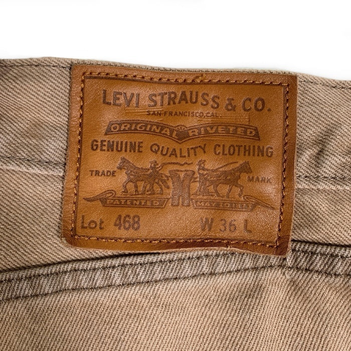 LEVI'S PREMIUM リーバイス 468 Loose ルーズフィット デニムショーツ ショートパンツ ブラウン A8461-0001 Size 36 福生店