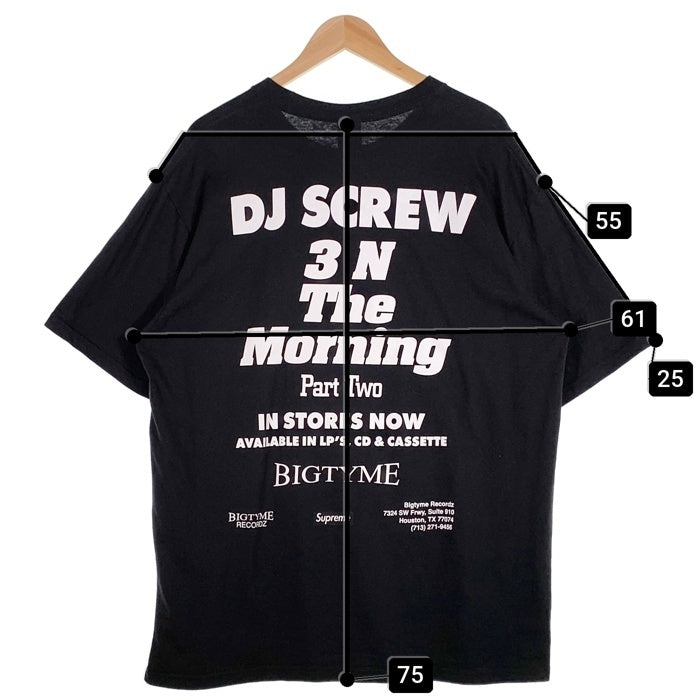 SUPREME シュプリーム DJ Screw SUC Tee DJスクリュー 半袖 Tシャツ ブラック Size XL 福生店
