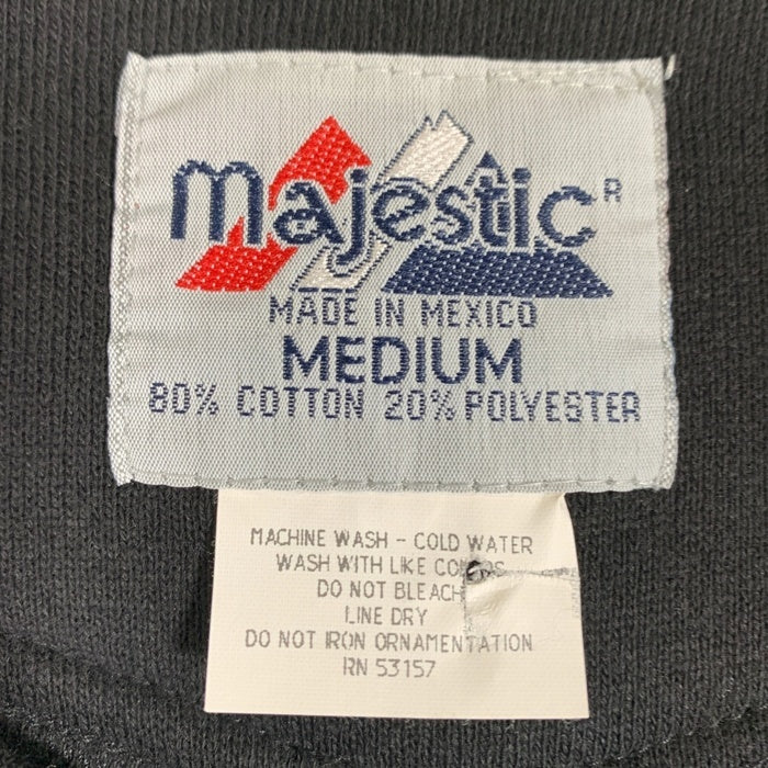 90's 00's majestic マジェスティック Philadelphia Flyers フィラデルフィア フライヤース クルーネック スウェット ブラック メキシコ製 Size M 福生店
