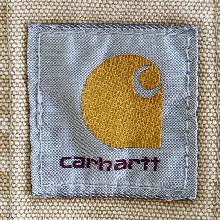 Carhartt カーハート R02 BRN USA製 ダブルニー 裏キルティング オーバーオール ブラウン size34x30 瑞穂店