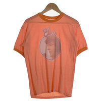 70-80's Elvis エルヴィス・プレスリー プリント リンガーTシャツ オレンジ Size M-L 相当 福生店