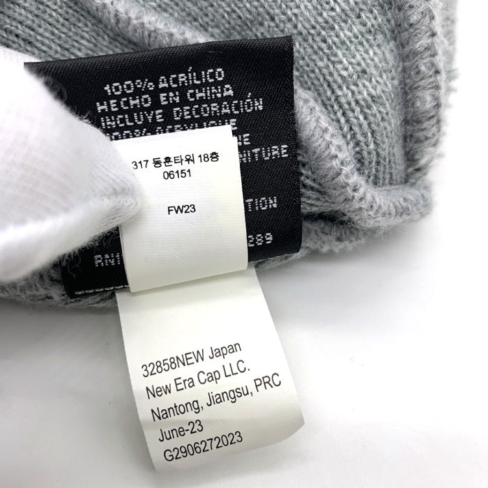 SUPREME シュプリーム 23AW New Era ニューエラ S Logo Beanie Sロゴ ビーニーキャップ グレー 福生店