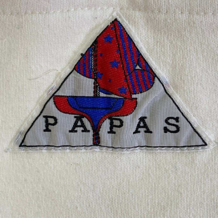 papas パパス スウェットパンツ ホワイト size52 瑞穂店