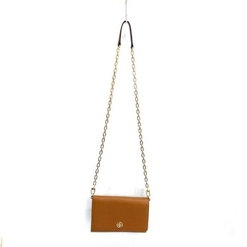 TORY BURCH トリーバーチ チェーン ショルダーウォレット ブラウン 瑞穂店