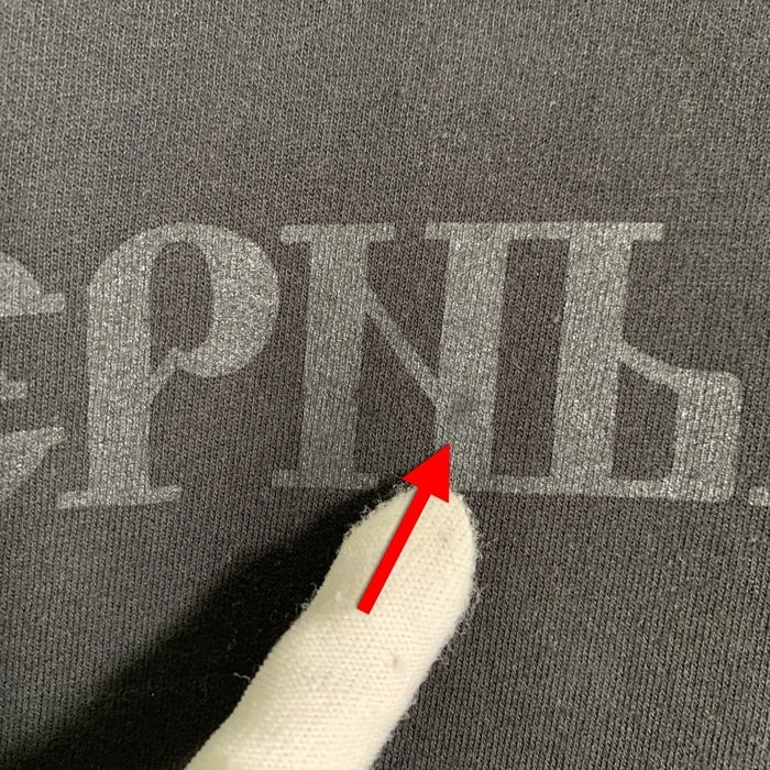 YEEZY イージー Gosha ゴーシャラブチンスキー Black Dog Hoodie プリント プルオーバースウェットパーカー ブラック 薄手 Size 2 福生店