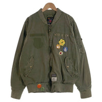 ALPHA INDUSTRIES アルファインダストリーズ VACANT Archive ベイカントアーカイブ FLOYD REPAIR FLIGHT JACKET フロイドリペア フライトジャケット オリーブ Size L 福生店
