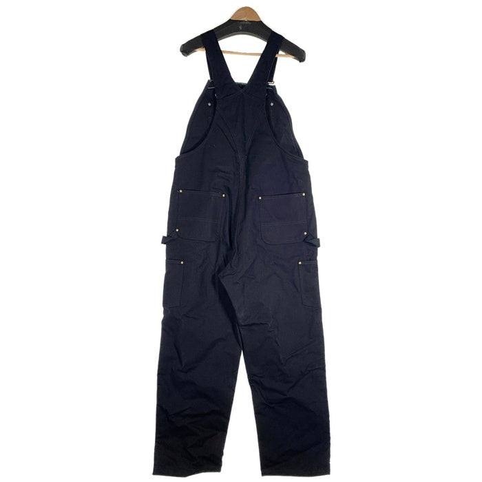 CARHARTT カーハート Loose Fit Firm Duck Zip to Thigh Bib Overalls ダック オーバーオール R37BLK ブラック Size 38×32 福生店