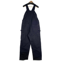 CARHARTT カーハート Loose Fit Firm Duck Zip to Thigh Bib Overalls ダック オーバーオール R37BLK ブラック Size 38×32 福生店