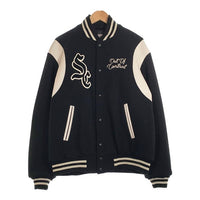 SUBCULTURE サブカルチャー 24AW STADIUM JACKET スタジアムジャケット ウール スタジャン ブラック ホワイト SCJK-A2401 Size 3 福生店