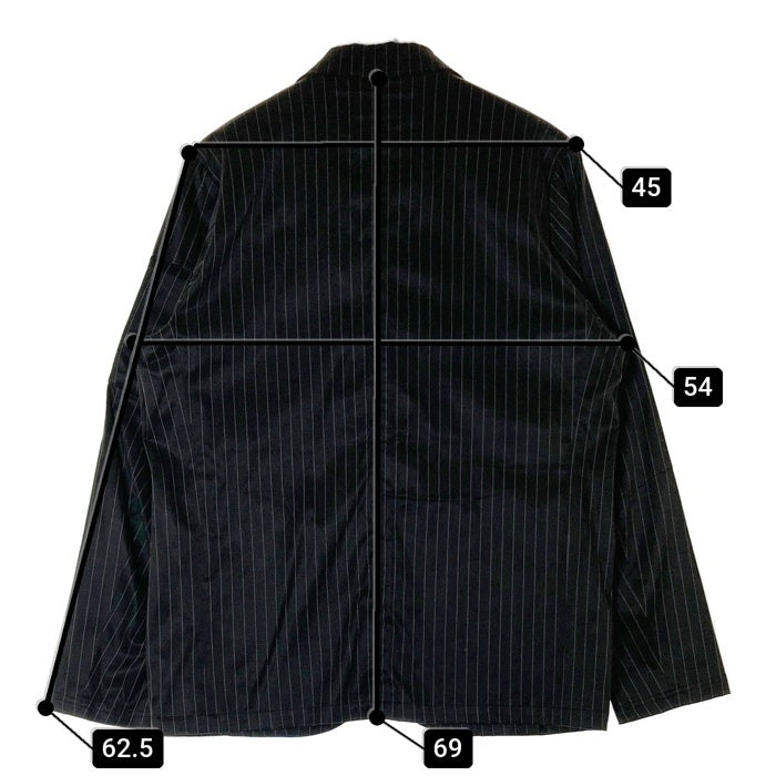 OURET オーレット ストライプ 7ポケット ジャケット ブラック size3 瑞穂店