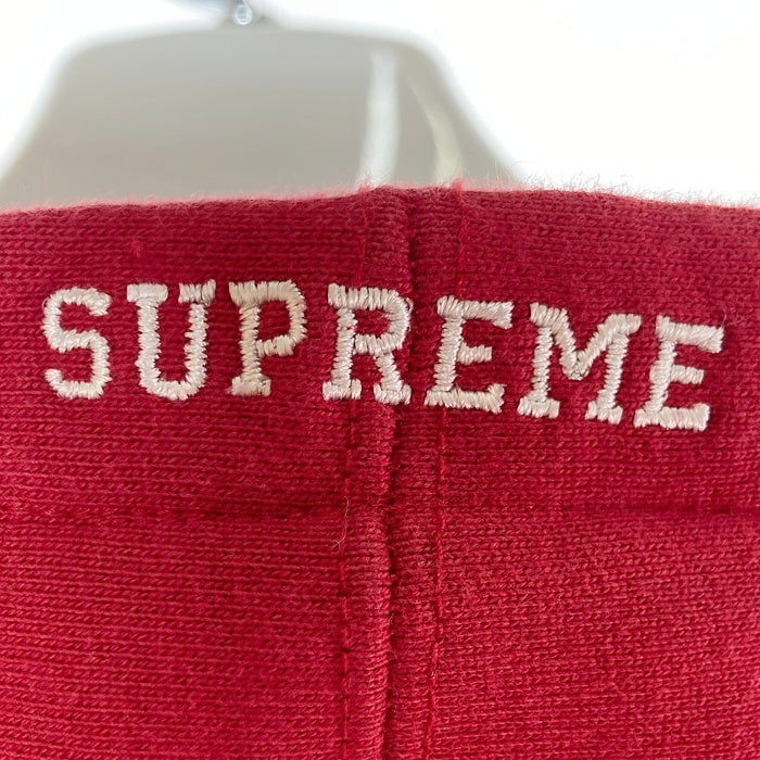 Supreme シュプリーム NIKE ナイキ CK6225-687 19FW Leather Applique Sweatshirt レザーアップリケ スウェットパーカー レッド sizeL 瑞穂店
