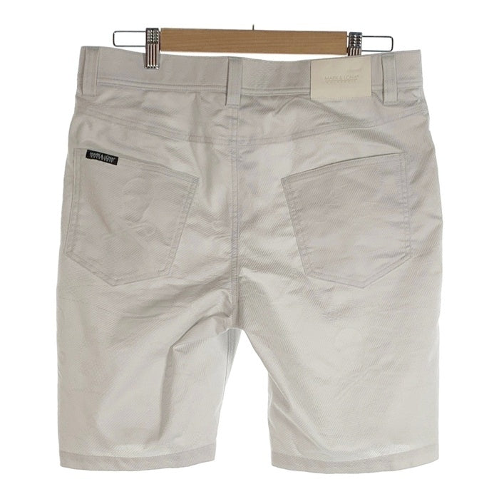 MARK&LONA マークアンドロナ FLOG 6PK Shorts ジャカード ショートパンツ ライトグレー MLM-4A-AT08 ゴルフ Size 48 福生店