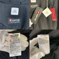 Lotto ロット YES GOOD MARKET イエスグッドマーケット ジップアップ ナイロンジャケット ブラック UMA6-17LOYGM005 Size XL 福生店