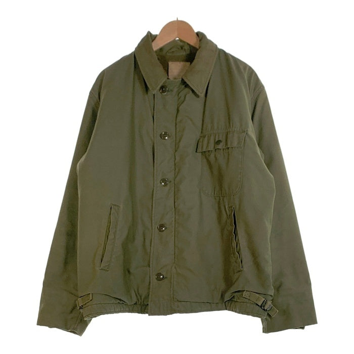 60's-80's U.S NAVY 米海軍 デッキジャケット ステンシル オリーブ Size L相当 福生店