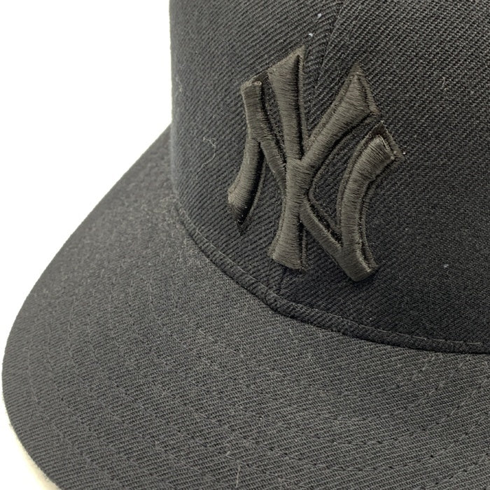 90's New Era ニューエラ MLB ニューヨーク・ヤンキース 59FIFTY ベースボールキャップ ブラック ウール USA製 Size 7 3/8 (58.7cm) 福生店