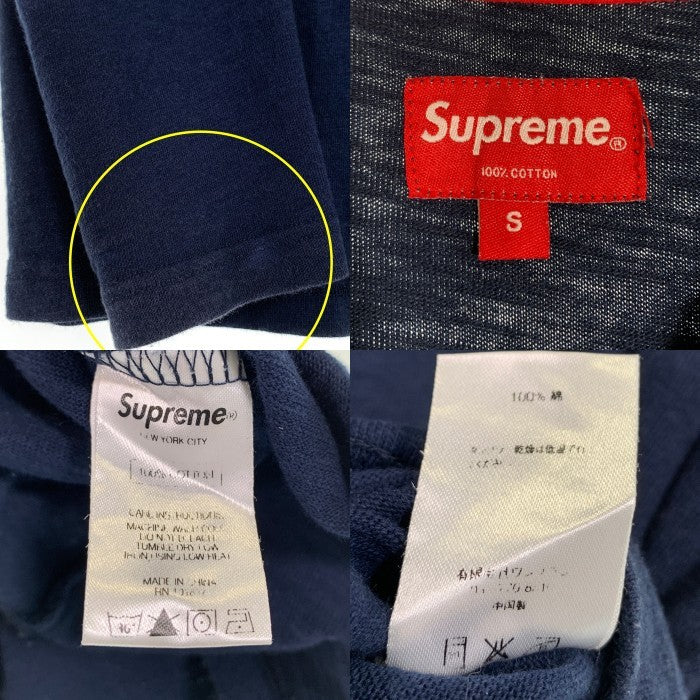 SUPREME シュプリーム ポケT 半袖 ポケット Tシャツ ネイビー Size S 福生店