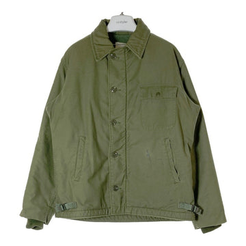 U.S.NAVY ユーエスネイビー 8415-753-5612 70s A-2 Deck Jacket デッキジャケット カーキ sizeM 瑞穂店