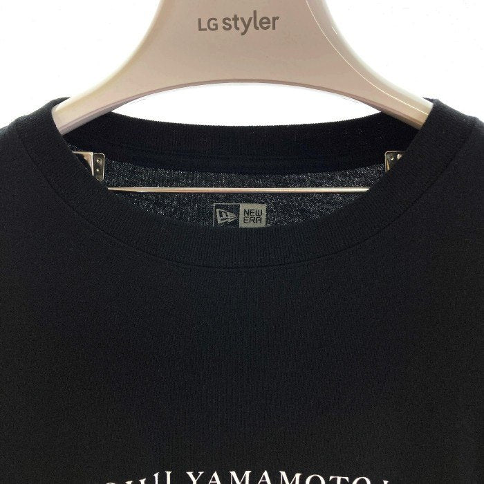 NEWERA×Yohji Yamamoto ニューエラ×ヨウジヤマモト 創業100周年モデル バックプリントロングTシャツ ブラック sizeL 瑞穂店