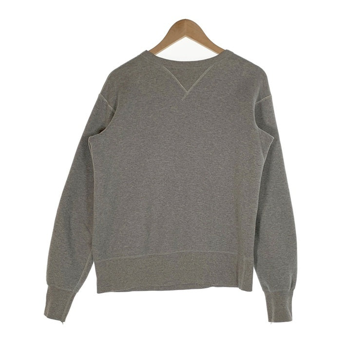 STUDIO D'ARTISAN ステュディオダルチザン 両V U.S.N プリント スウェットクルーネックトレーナー グレー Size M 福生店