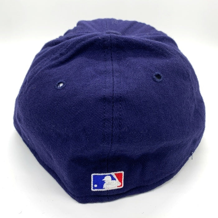 90's New Era ニューエラ 59FIFTY MLB ミルウォーキー・ブリュワーズ ウールベースボールキャップ ネイビー USA製 Size 7 3/8 (58.7cm) 福生店