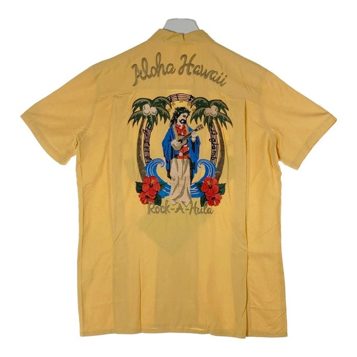 glamb グラム Rock-A Hula アロハシャツ GB16SP/SH07 イエロー Size 4 瑞穂店