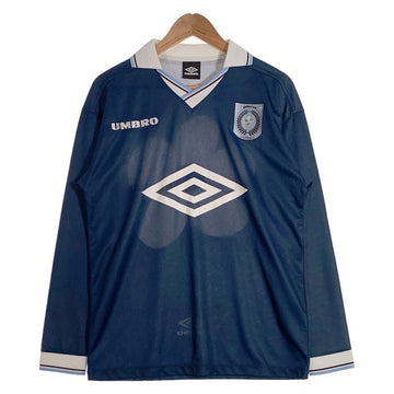UMBRO アンブロ NICK GEAR ニックギア LHP ゲームシャツ 長袖 ネイビー ホワイト 784-4230267 Size S 福生店