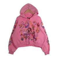 We Are Righteous ウィーアーライチャス RIZEN KING ZIP UP HOODIE ジップアップ フーディー パーカー ピンク Size S 福生店