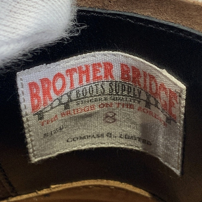 BROTHER BRIDGE ブラザーブリッジ DALERU ダレル キャップトゥ レザーシューズ ブラック BBB-S015 Size 8 (26cm) 福生店