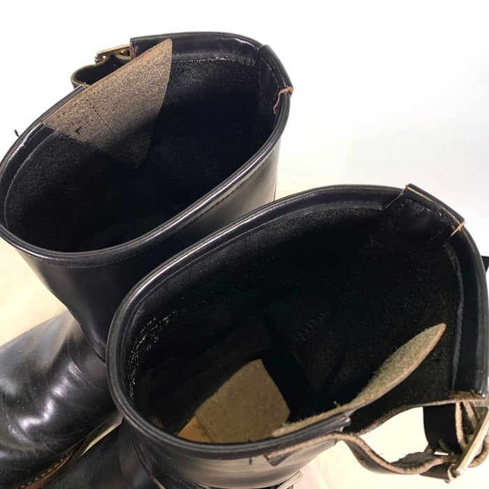 RED WING レッドウィング PT99 2268 レザーエンジニアブーツ ブラック スチールトゥ 灰芯 Size US 9D (27cm) 福生店