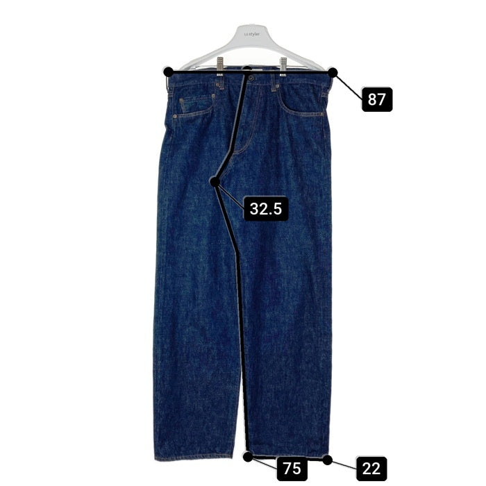 FOB FACTORY エフオービーファクトリー F1147 WIDE DENIM 5P 赤