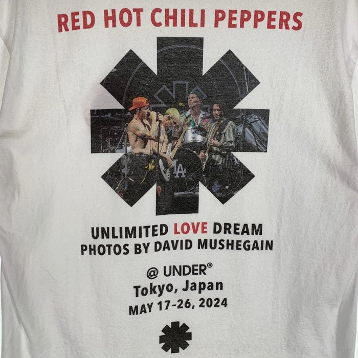 Red Hot Chilli Peppers レッドホットチリペッパーズ UNDER R アンダーアール プリントTシャツ ホワイト ロンハーマン Size M 福生店