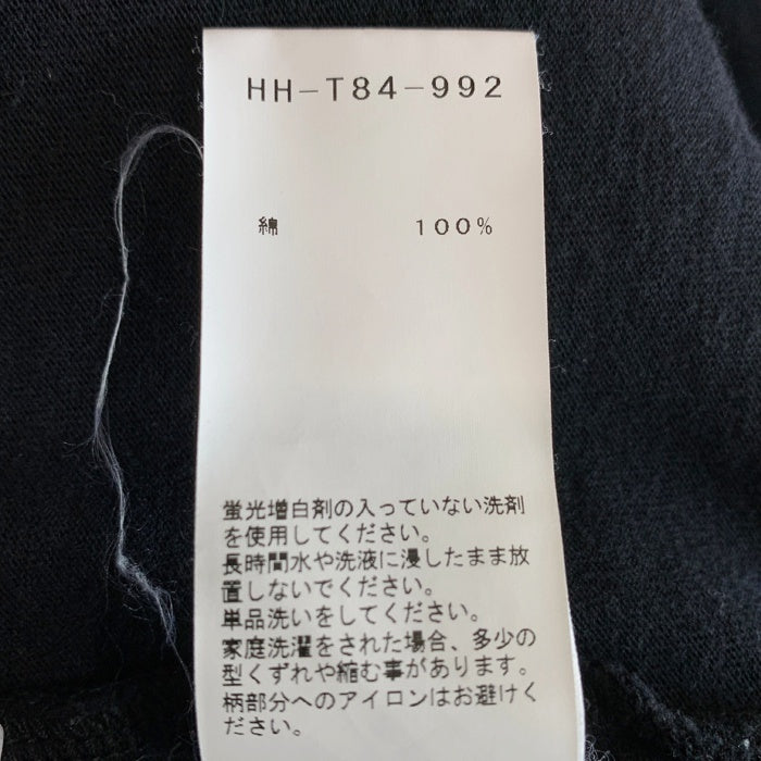 Yohji Yamamoto POUR HOMME ヨウジヤマモトプールオム New Era ニューエラ 刺繡 プリント ロングスリーブTシャツ ブラック HH-T84-992 Size L 福生店