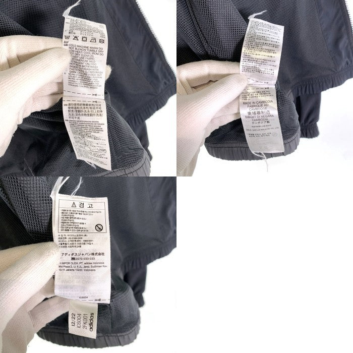 adidas アディダス トラックスーツ ジャケット パンツ セット ブラック グレー IC6004 IC6006 Size XL 福生店