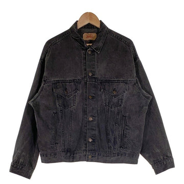 80's Levi's リーバイス ブラックデニム トラッカージャケット USA製 後染め Size L 福生店