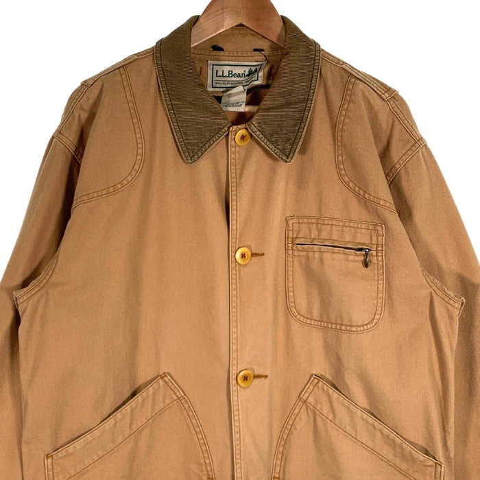 L.L.Bean エルエルビーン ダック地 ハンティングジャケット カバーオール ベージュ JV93 Size M 福生店