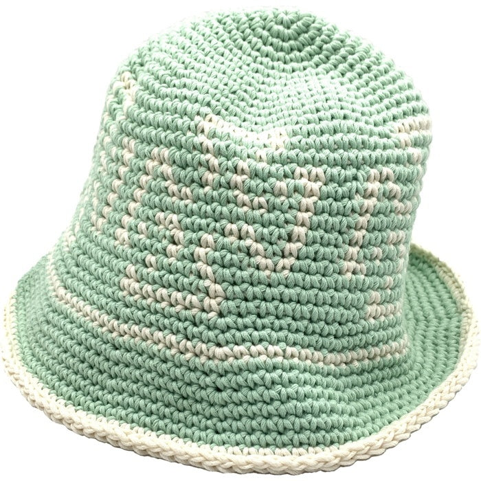 MFC STORE エムエフシーストア made in KEY メイドインキー IRON CROSS CROCHET HAT アイアンクロス クロシェット ハット グリーン ホワイト Size ONE SIZE 福生店