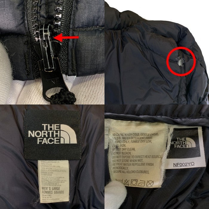 THE NORTH FACE ノースフェイス NUPSTE ヌプシダウンジャケット 700フィル ブラック NF002YO Size L 福生店