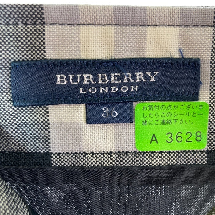 BURBERRY LONDON バーバリーロンドン ウール スカート グレー size36 瑞穂店