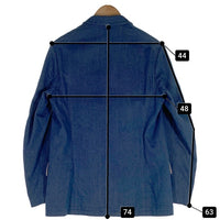 JELADO ジェラード COPANO コパノ インディゴネップデニム サックコート 4B テーラードジャケット ネイビー 本切羽 JC-1022 Size M 福生店