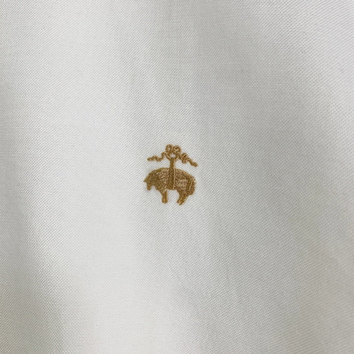 Brooks Brothers ブルックスブラザーズ スーピマコットン ボタンダウンシャツ 長袖 ホワイト Size XL 福生店