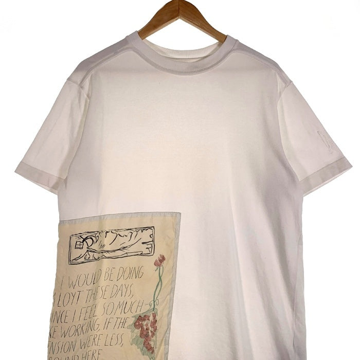 Dior HOMME ディオールオム 19AW Raymond Pettibon シルクパッチ Tシャツ ホワイト Size M 福生店