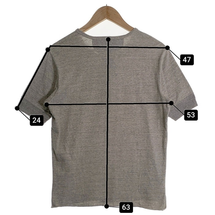 FREEWHEELERS フリーホイーラーズ POWERWEAR ヘンリーネックTシャツ グレー Size 38 福生店