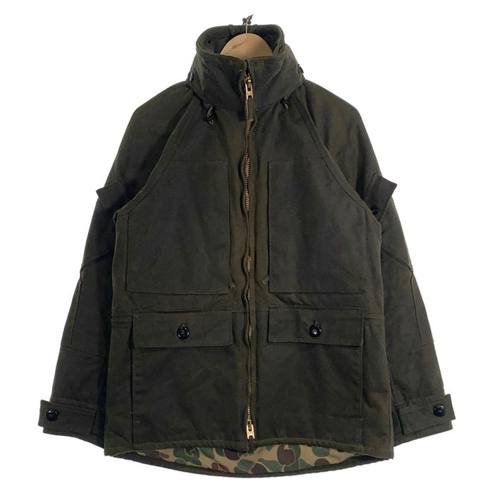 FREEWHEELERS フリーホイーラーズ 18FW GREAT LAKES FOREST SERVICE JACKET フォレストサービスジャケット オイルドクロス シンサレート オリーブ 1831018 Size 38 福生店