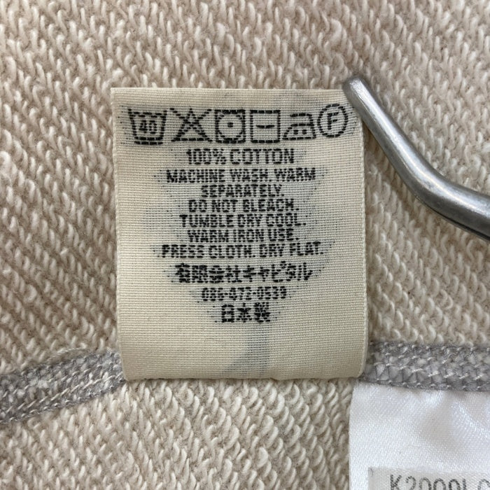 KAPITAL キャピタル PROPERTY OF BEETHOVEN ラグランスリーブ スウェットトレーナー オートミール グレー K2009LC021 Size 4 瑞穂店