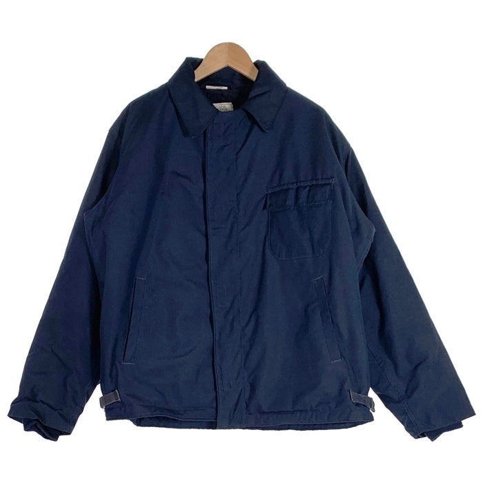 U.S.NAVY 米海軍 アラミドデッキジャケット ネイビー DLA100-90-C-0384 Size L(42-44) 福生店