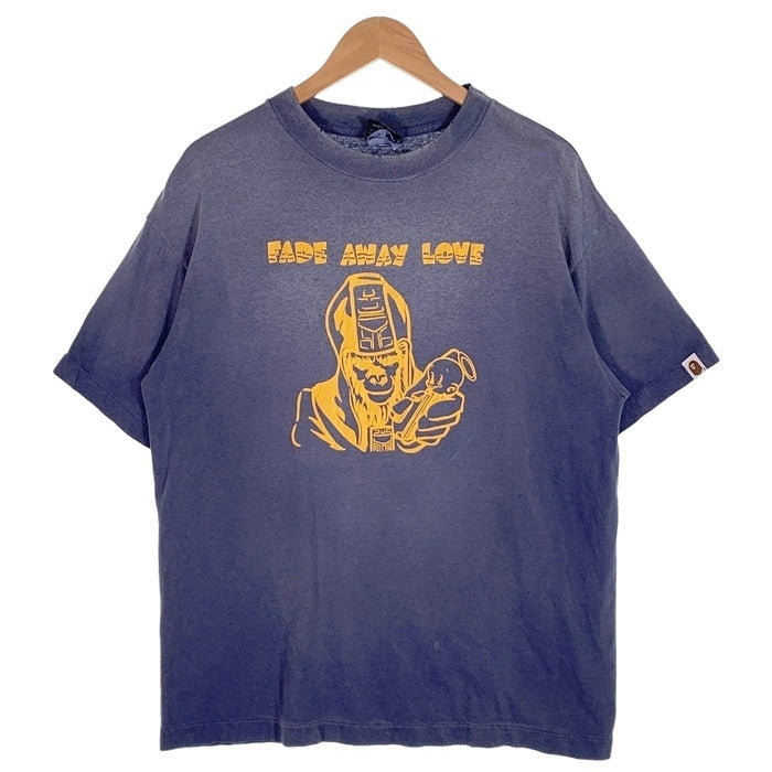 SAINT Mxxxxxx セントマイケル A BATHING APE アベイシングエイプ 26SS BAPE SS T-SHIRT 半袖 Tシャツ ネイビー SM-MK8-0000-C50 Size M 福生店