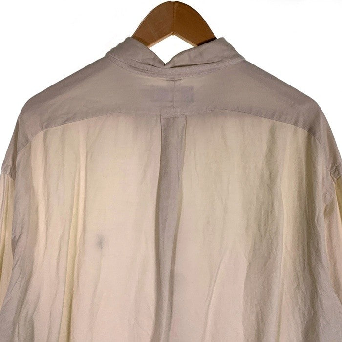 Ralph Lauren ラルフローレン BLAKE シルク 長袖 ボタンダウン シャツ ホワイト Size XL 福生店