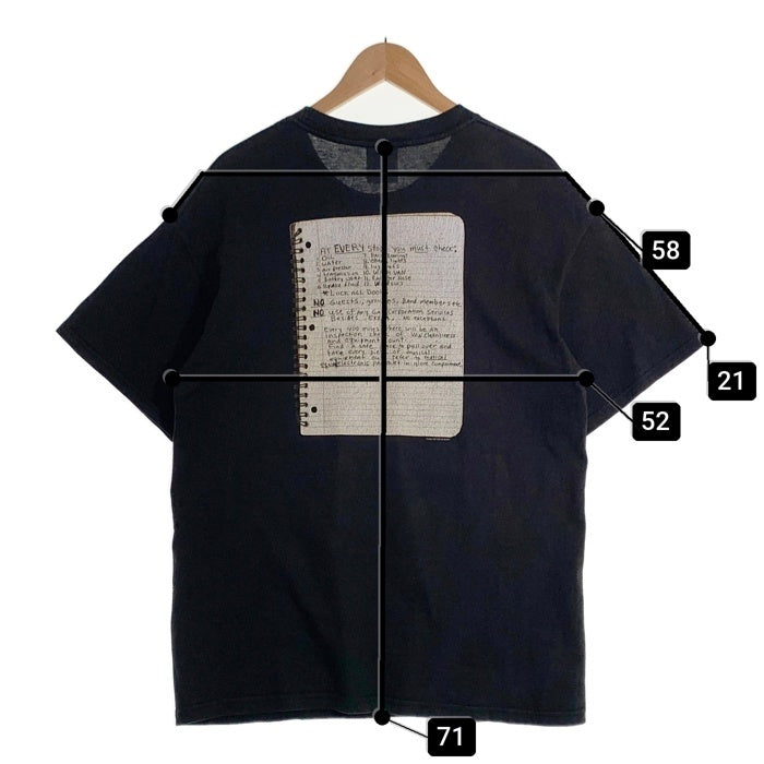 00's NIRVANA ニルヴァーナ Ghost Note ゴーストノート 半袖 Tシャツ ブラック Size L 福生店