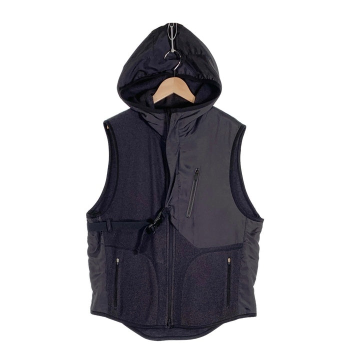 Y-3 ワイスリー M CH1 FLEECE VEST 切替 フリースベスト フード グレー GK4374 05/20 Size M 福生店